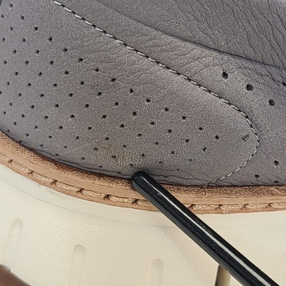Cole Haan ZEROGRAND Perforated Oxford Marine Grey Nubuck Mens Size 11 - Picture 16 of 16